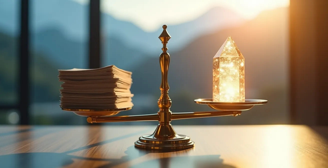 Symbolische Darstellung der Kosteneffizienz durch RPA in kleinen Gemeinden